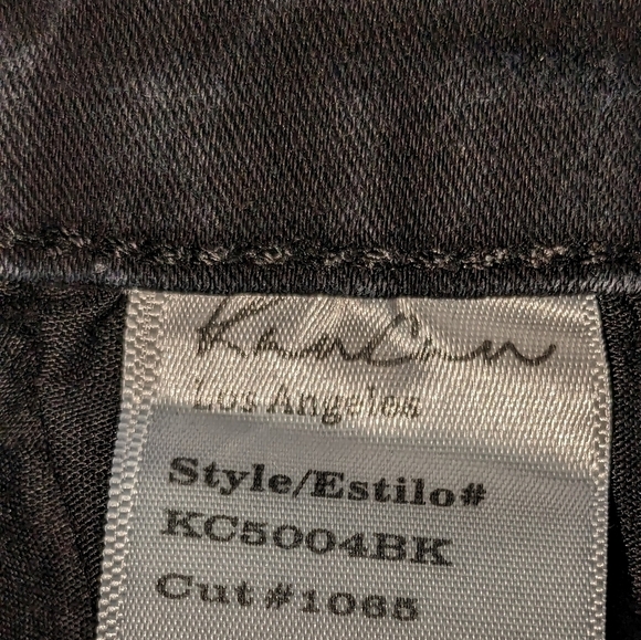 Kancan Estilo Skinny Jeans With Multiple Zipper Pockets,size 7/27 - Picture 4 of 7